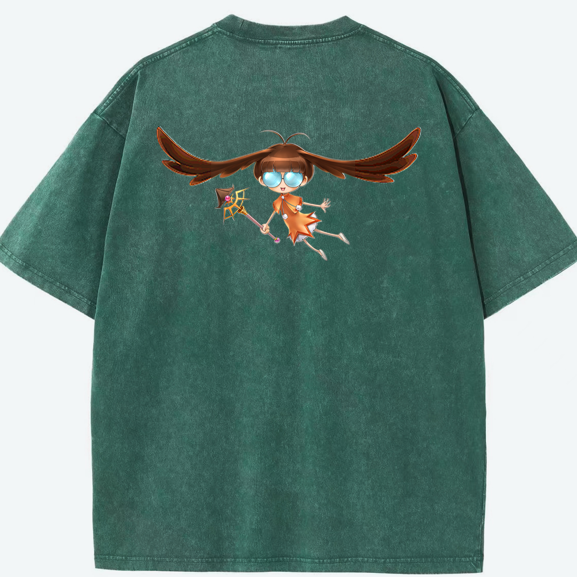 （画像用） 遊☆戯☆王 Yu-Gi-Oh! 綿100% ヴィンテージ風 半袖Tシャツ（背面プリント）
